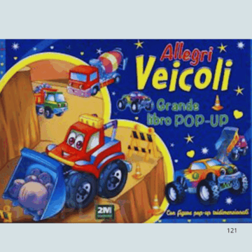 Grande libro POP-UP Allegri Veicoli