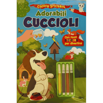 Colora Stickers Adorabili CUCCIOLI