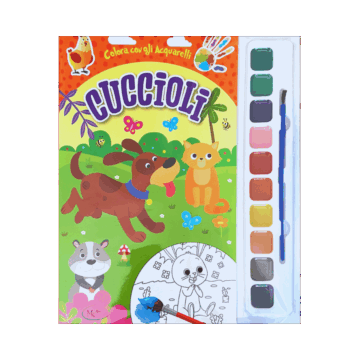 Colora con gli Acquerelli CUCCIOLI