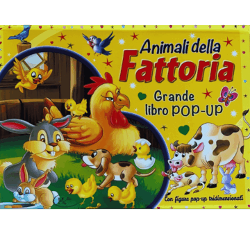 Grande libro POP-UP Animali della Fattoria