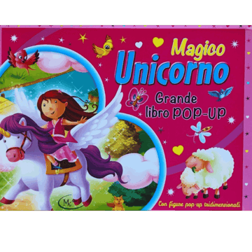 Grande libro POP-UP Magico Unicorno