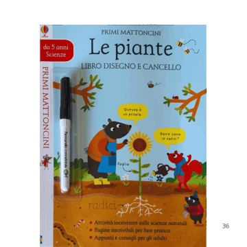Le piante. Libro disegno e cancello. Primi mattoncini scienze. Con gadget