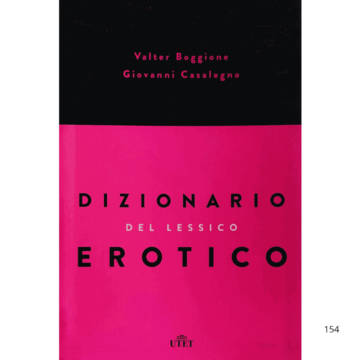 Dizionario del lessico erotico