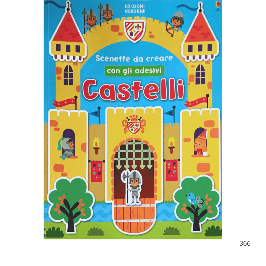 Castelli. Scenette da creare. Con adesivi. Ediz. illustrata