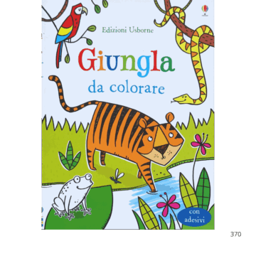 Giungla da colorare. Con adesivi. Ediz. illustrata