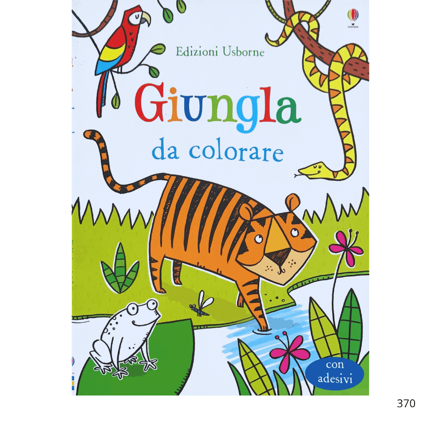 Giungla da colorare. Con adesivi. Ediz. illustrata