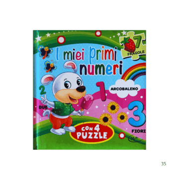 I miei primi numeri. Libro puzzle