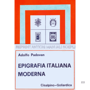 Epigrafia italiana moderna